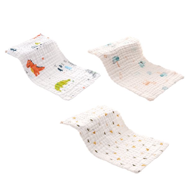 Toalla de saliva para bebé, toalla infantil de gasa lavada de seis capas de alta densidad Zhivalor CPB-US-PSF99-3