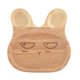 thumbnail image 1 of Plato de madera Bandeja para servir postres y bocadillos para niños Adorable plato de madera con forma de conejo Vajilla para niños n.° 2, 1 of 10
