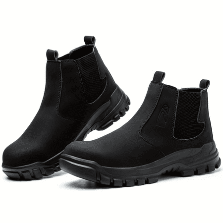 

SHENZHENXULIZX Durable Men‘s Steel Toe & Puncture Proof Safety Boots with Comfy Non Slip Rubber Sole Ideal for Outdoor Activities Functional Men‘s Footwear for Ultimate Protection
