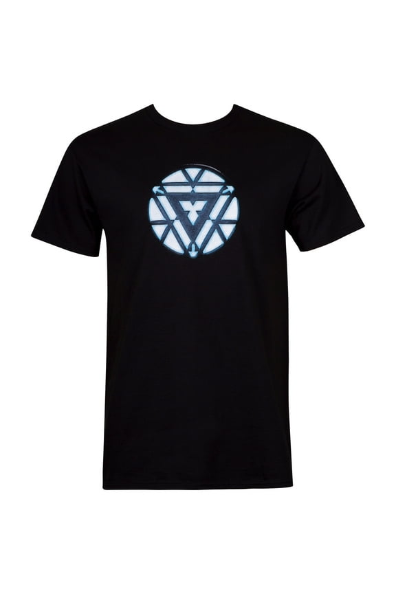 Arc Reactor Men's Black T-Shirt-5XLarge