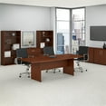 thumbnail image 2 of Bush Business Furniture 96W Boat Shaped Conference Table in Cherry, 2 of 5