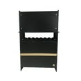 thumbnail image 5 of Bennett Wine Storage & Bar Cabinet with Glass Holders, Black Wood, Contemporary, 5 of 10