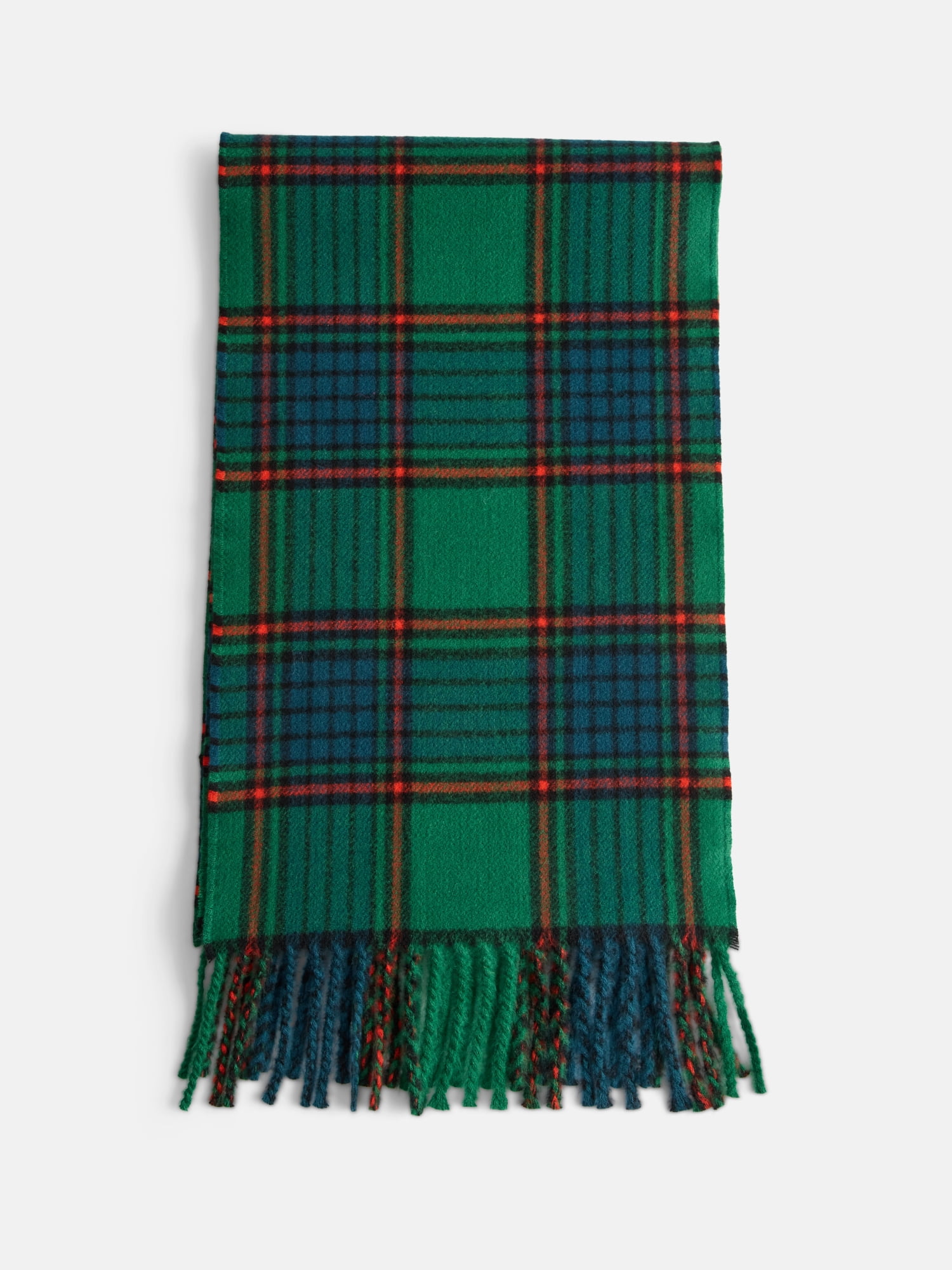 Free Assembly Women's Check Scarf, Green