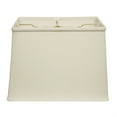 thumbnail image 1 of Cloth & Wire Slant Retro Rectangle Softback Lampshade with Washer Fitter, White, 1 of 2