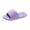 Purple, variant on Women’s EVA Shower Slides, Non‑Slip Quick‑Dry Drainage Hole House Slippers, Open‑Toe Lightweight Summer Indoor Slippers for Bathroom Household Use Green