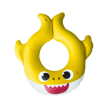 Pinkfong Baby Shark Split Ring Swim Float for Pool, Lake & Summer Water Play, Ages 2  (Yellow)
