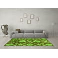 thumbnail image 3 of Ahgly Company Indoor Rectangle Abstract Green Modern Area Rugs, 4' x 6', 3 of 4