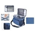 thumbnail image 4 of Unique Bargains Insulated Lunch Bag Leakproof Lunch Box for Work Office Navy Blue, 4 of 6