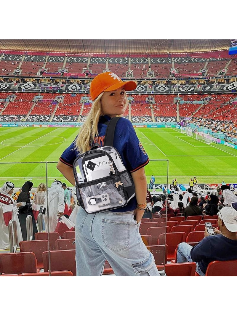 Soda Candy Clear Backpack for Stadium Events Approved 12×6  display picture 1
