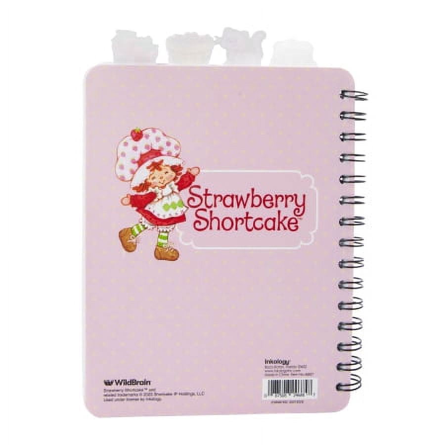 Wild Brain Strawberry Shortcake Vintage Style Spiral Tab Blank Diaries and Journals, 9 in x 6.5 in, 40 Sheets
