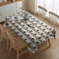 thumbnail image 2 of Brown Bigfoot and Pine Tree Pattern Rectangle Tablecloth 60"x84",Waterproof Polyester Rectangle Table Cloth, Wipeable Spillproof Polyester Tablecloth for Dining, Camping, Indoor and Outdoor, 2 of 5