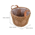 thumbnail image 2 of unbranded Cesta Tejida De Fibra Natural Para Plantas Con Y Uso, 2 of 8