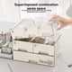 thumbnail image 5 of Caja de Almacenamiento de Cosméticos Multifuncional de Escritorio, con Cajón Transparente, A Prueba de Polvo y Tacto de Alta Gama, de Gran Capacidad (B), 5 of 5