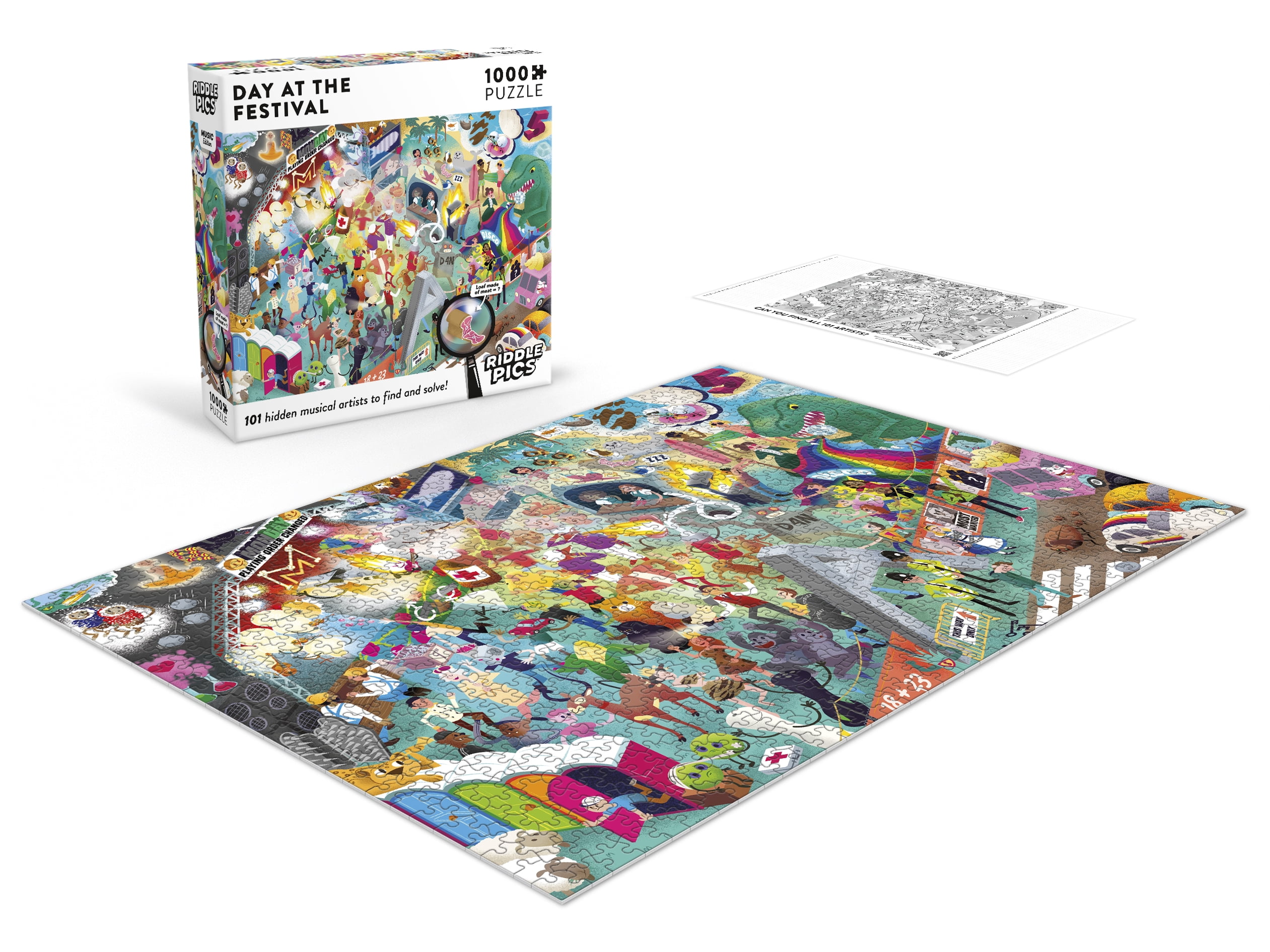 Big Potato Riddle Pics 1000 Piece Day at the Festival Interlocking Jigsaw Puzzle