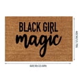 thumbnail image 3 of Gkeoshab Carpet Black Mat Holiday Mat Welcome Door Mat Polyester Door Mat Home & Garden, 3 of 5
