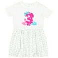 thumbnail image 3 of Inktastic Dinosaur Party-third Birthday Girls Toddler Dress, 3 of 5