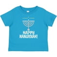 thumbnail image 3 of Inktastic Happy Hanukkah Menorah Boys or Girls Baby T-Shirt, 3 of 5