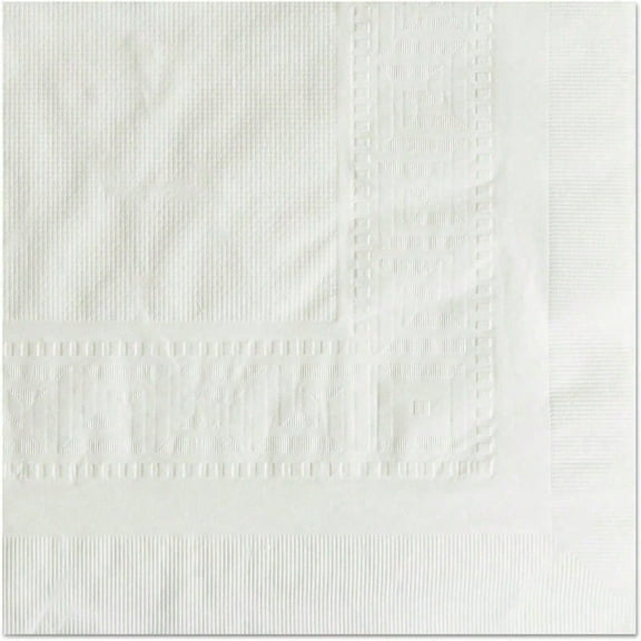 210130 Cellutex Tablecover, Tissue/Poly Lined, 54 in x 108", White (Case of 25 Tablecloths)
