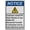 Warning Sign 6, variant on Industrial ANSI Vertical Electrical High Voltage Warning Sign - 8"x12" Weatherproof, UV Resistant for Indoor/Outdoor Workplace (High Voltage Keep out)