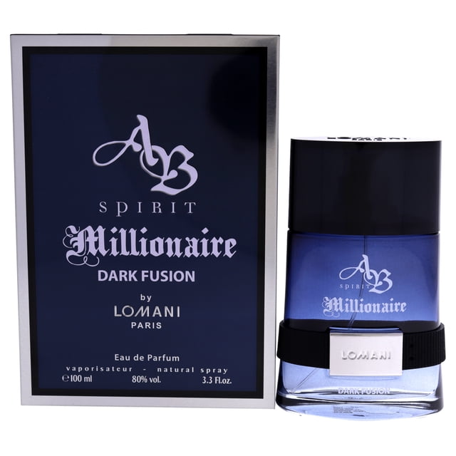 Ab Spirit Millionaire Dark Fusion de Lomani para hombres - EDP en spray de 3,3 oz Lomani Lomani Aerosol EDP