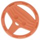 thumbnail image 3 of Juguete Para Masticar Para Bebés, Juguetes Para La Dentición De Material De Silicona, Forma De Volante, Tamaño Pequeño Para Regalo Para Uso Diario ANGGREK Naranja, 3 of 8