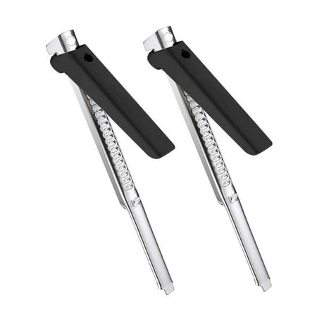 

Small Bottle Opener 2Pcs Portable Wide Mouth Jar Opener Convenient Adjustable Cap Opener Multifunctional Screw Cap Opener Useful Kitchen Gadgets for Household and Party (Black)