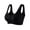 Black, variant on fatyb Womens Front Closure Bras No Underwire Breathable Bras for Women Comfy Full Coverage Everyday Bra