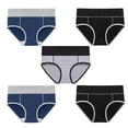 thumbnail image 2 of Womens Briefs Underwear Plus Size 5PCLarge Seamless Cotton High Waist Briefs Hip Lifting Underpants, 2 of 6