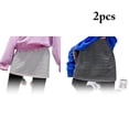 thumbnail image 2 of Women Shirt Extender Striped: 2PCS Fake Top Lower Sweep Shirt Half Length Skirt, 2 of 10