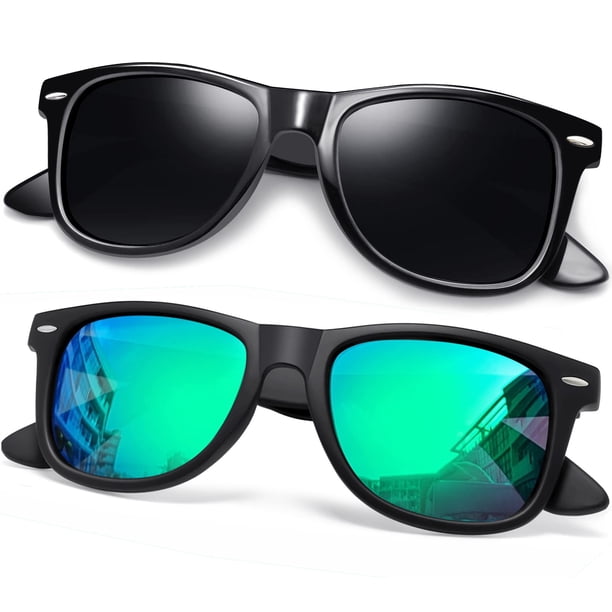 Gafas de sol Joopin Trendy Square Polarized UV400 negro/verde