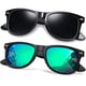 thumbnail image 1 of Gafas de sol Joopin Trendy Square Polarized UV400 negro/verde, 1 of 6