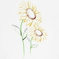 thumbnail image 3 of CafePress - Sunflowers813 Ringer T - 100% Cotton Ringed T-Shirt, 3 of 4