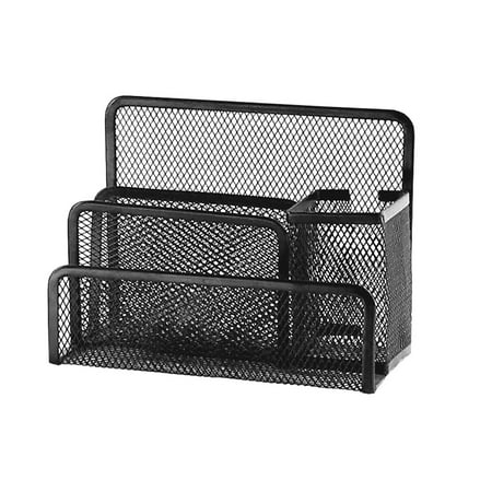 Metal Mesh Desk Mail File Organizer Practical Letter Sorter Metal Mesh Desk Mail File Organizer