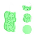 thumbnail image 3 of Unique Bargains 1 Pc Cartoon Bath Brush Body Scrubber for Bathroom 4.53"x2.76"x1.1" Green, 3 of 7