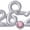 Pink, variant on Delight Jewelry Silver-tone Marathon - 26.2 with Clear AB Crystal - Class of 2026 Graduation Zoey Charm Necklace, 28"