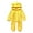 Yellow, variant on Toddler Kid Jumpsuit Pants Clothes Newborn Baby Boy Girls Winter Fleece Jumpsuit Solid Hooded Romper Warm Outwear Summer Jumpsuit For Girls Boys