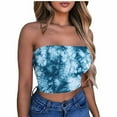 thumbnail image 2 of Tube Tops, Womens Printed Strapless Yoga Exercise Chest Wrap Pullover, 2 of 4