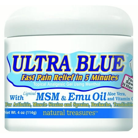 Bng Enterprises Ultra Blue with MSM & Emu Oil, 4 Oz