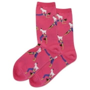 Hot Sox Womens Goat Yoga Crew Socks