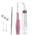 thumbnail image 1 of 1set Tonsil Stone Remover Tools Kit Ear Wax Remover Led Light With 3 Tips Earpick 12cc Irrigator Syringe Clean Care Tool, 1 of 1