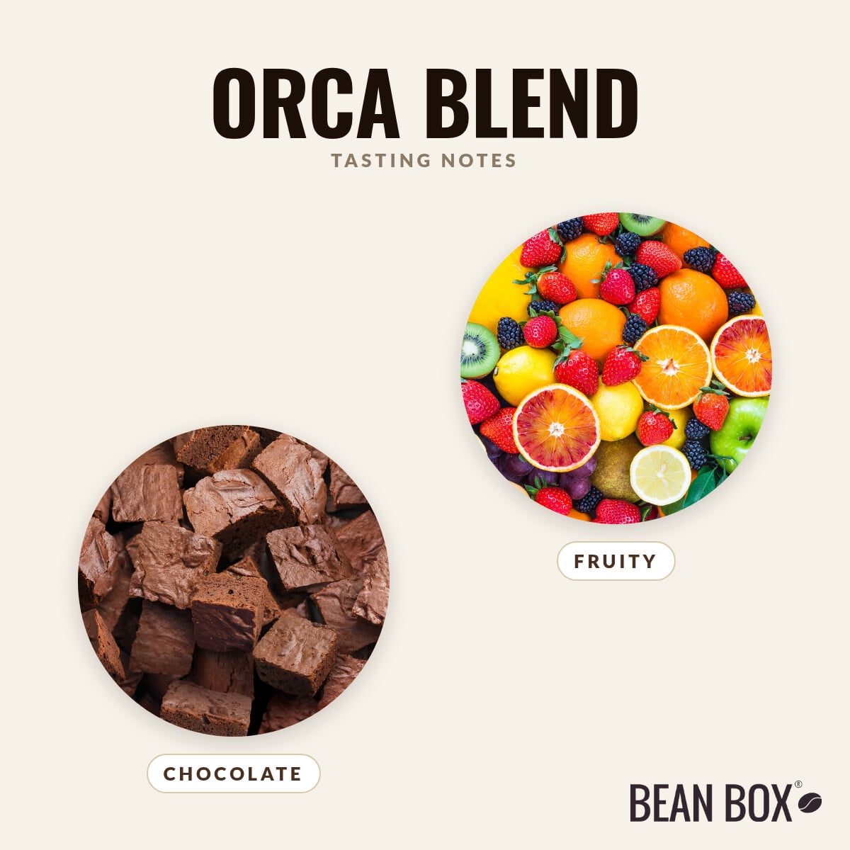 Orca Blend - Roasted by Vashon Island Coffee Roasterie - Whole Bean Coffee - 12oz Bag
