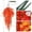 Orange, variant on Artificial Ivy Garland 2 Pack, 30 Inch Simulated Hanging Plants with 1600 Leaves, Plastic Imitation Vine for Wall Decor, Outdoor Patio Wedding Party Greenery