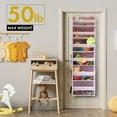 thumbnail image 6 of Homelux Theory Over The Door Organizer, Baby Organizer, Light Gray, 2pc, 6 of 6
