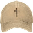 thumbnail image 3 of Religious Cross John 3:16 God Loved The World Jesu Gifts Men Baseball Cap Ball Cap Snapback Hat Dad Hat Cap Black, 3 of 8
