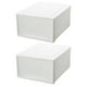 thumbnail image 1 of EeaseMX 2 cajas de almacenamiento para armario de casa, organizador de ropa, cajón tipo caja para juguetes, 1 of 7