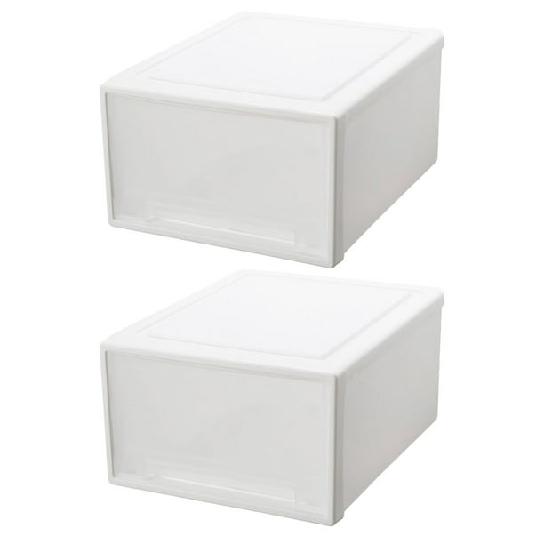 EeaseMX 2 cajas de almacenamiento para armario de casa, organizador de ropa, cajón tipo caja para juguetes