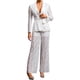 thumbnail image 1 of Conjunto de falda Tsukko con cuello en V de encaje para mujer, manga larga blanca, 1 of 5