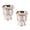 Silver, variant on AOOOWER 1Pair Antique Zincs Alloys Rose Goblets 30ml For Liqueur Tasting And Display