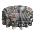 thumbnail image 4 of Pioneer Flower Floral Print Pattern Round Tablecloth 60"x60",Wrinkle Wipeable Table Cloth for Kitchen Dining Room Picnic Patio Party, 4 of 6