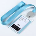 thumbnail image 1 of Retractable Lanyards Badge Holder Nurse Exhibition Employee Name Id Card Cover Work Certificate Identity Badge Business Case He Qiyong unisex, 1 of 2